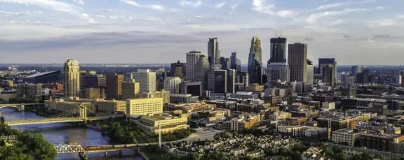Aerial photo of Minnesota