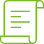 Small green icon of a document